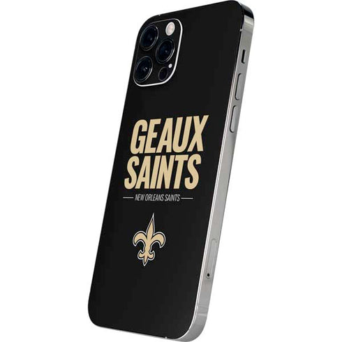 NFL New Orleans Saints Team Motto iPhone 12 Pro Max Skin